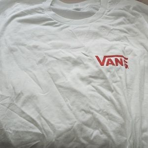 Vans white shirt